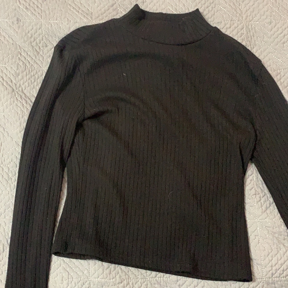 Black turtle neck